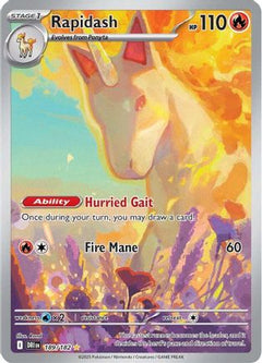 Rapidash (189/182) [Scarlet & Violet: Destined Rivals]-1