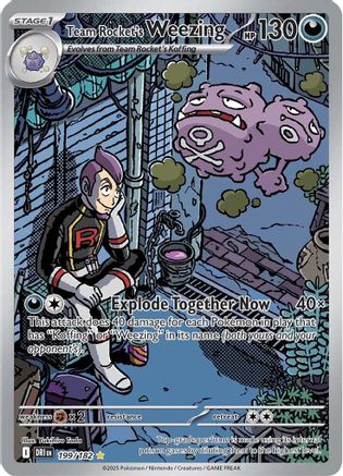 Team Rocket's Weezing (199/182) [Scarlet & Violet: Destined Rivals]-1