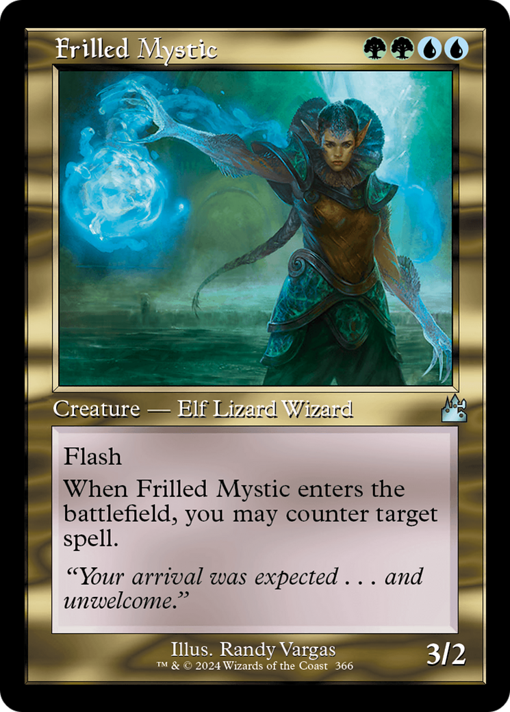 Frilled Mystic (Retro Frame) [Ravnica Remastered]-1
