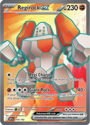 Regirock ex (214/182) [Scarlet & Violet: Destined Rivals]-1