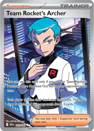 Team Rocket's Archer (223/182) [Scarlet & Violet: Destined Rivals]-1