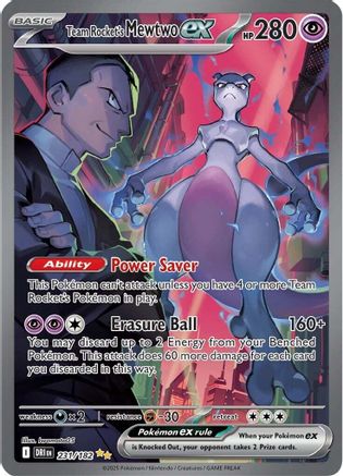 Team Rocket's Mewtwo ex (231/182) [Scarlet & Violet: Destined Rivals]-1
