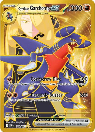 Cynthia's Garchomp ex (241/182) [Scarlet & Violet: Destined Rivals]-1