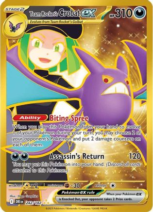 Team Rocket's Crobat ex (242/182) [Scarlet & Violet: Destined Rivals]-1