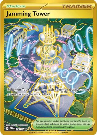 Jamming Tower (243/182) [Scarlet & Violet: Destined Rivals]-1