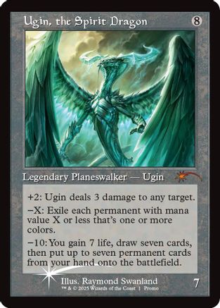 Ugin, the Spirit Dragon (Retro Frame) (MFP-001) - Secret Lair Drop Series Foil-1