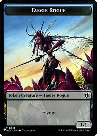 Faerie Rogue // Ox Double-Sided Token [The List]-3