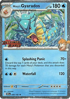 Misty's Gyarados (049/182) (Destined Rivals Stamp) [Scarlet & Violet: Destined Rivals]-1