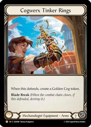 Cogwerx Tinker Rings [SEA008] (High Seas)  Rainbow Foil-1