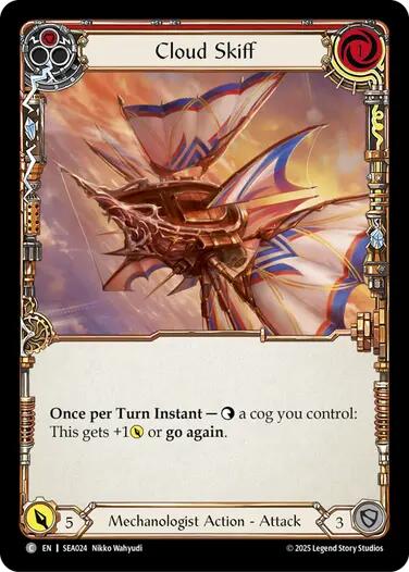 Cloud Skiff (Red) [SEA024] (High Seas)-1