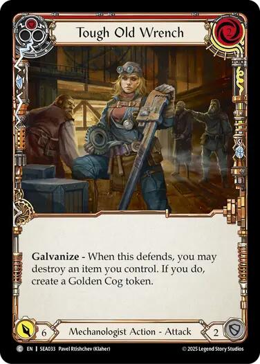 Tough Old Wrench (Red) [SEA033] (High Seas)-1