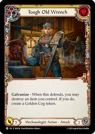 Tough Old Wrench (Yellow) [SEA034] (High Seas)