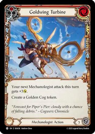 Goldwing Turbine (Red) [SEA036] (High Seas)  Rainbow Foil-1