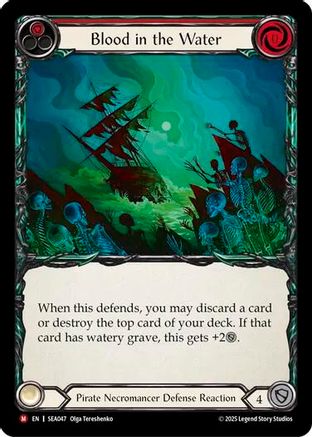 Blood in the Water [SEA047] (High Seas)  Rainbow Foil-1