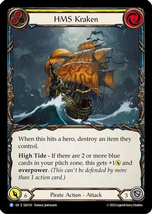 HMS Kraken [SEA135] (High Seas)  Rainbow Foil-1