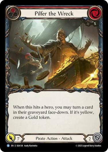 Pilfer the Wreck (Red) [SEA138] (High Seas)  Rainbow Foil-1