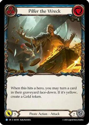 Pilfer the Wreck (Blue) [SEA140] (High Seas)  Rainbow Foil-1