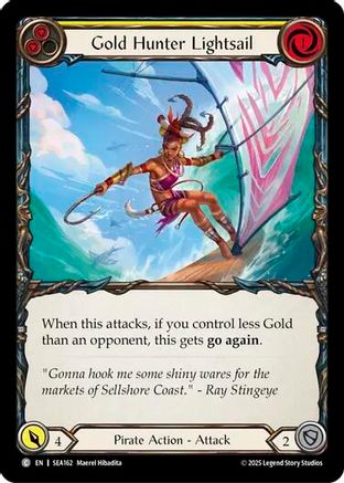 Gold Hunter Lightsail [SEA162] (High Seas)  Rainbow Foil-1