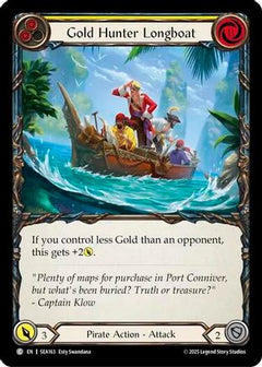 Gold Hunter Longboat [SEA163] (High Seas)  Rainbow Foil-1