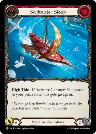 Swiftwater Sloop (Red) [SEA166] (High Seas)  Rainbow Foil-1