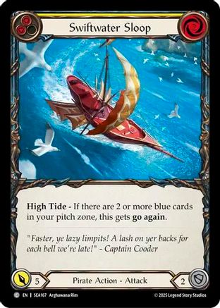 Swiftwater Sloop (Yellow) [SEA167] (High Seas)  Rainbow Foil-1