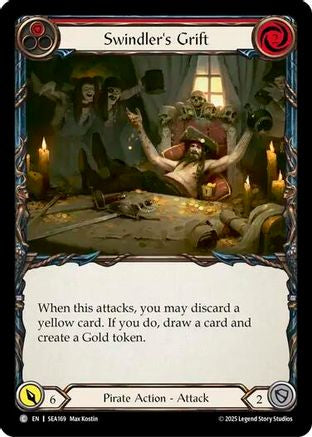 Swindler's Grift (Red) [SEA169] (High Seas)  Rainbow Foil-1