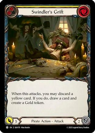 Swindler's Grift (Yellow) [SEA170] (High Seas)  Rainbow Foil-1