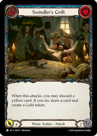Swindler's Grift (Blue) [SEA171] (High Seas)  Rainbow Foil-1
