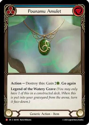 Pounamu Amulet [SEA195] (High Seas)-1