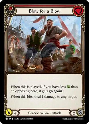 Blow for a Blow [SEA216] (High Seas)  Rainbow Foil-1