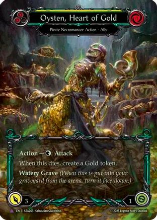 Oysten, Heart of Gold [SEA263] (High Seas)  Cold Foil-1