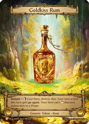 Goldkiss Rum (Treasure) [SEA245] (High Seas)  Cold Foil-1