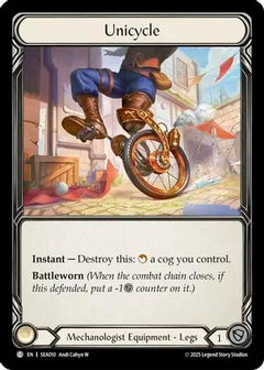 Unicycle (Treasure) [SEA010] (High Seas)  Cold Foil-1
