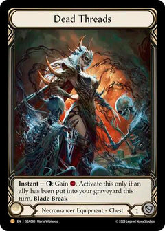 Dead Threads (Treasure) [SEA080] (High Seas)  Cold Foil-1