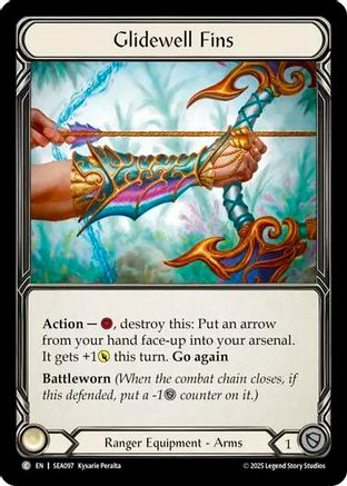 Glidewell Fins (Treasure) [SEA097] (High Seas)  Cold Foil-1