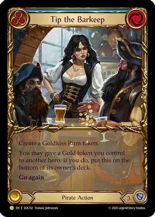 Tip the Barkeep (Treasure) [SEA132] (High Seas)  Cold Foil-1