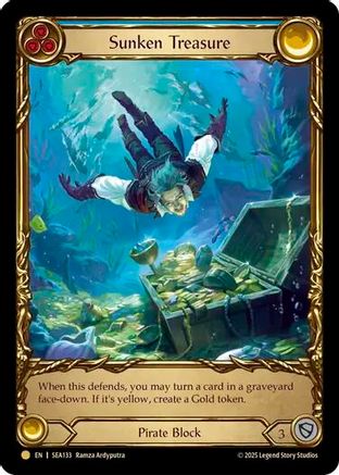 Sunken Treasure [SEA133] (High Seas)  Cold Foil-1
