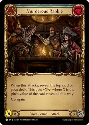 Murderous Rabble (Treasure) [SEA137] (High Seas)  Cold Foil-1