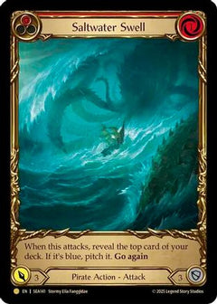 Saltwater Swell (Red) (Treasure) [SEA141] (High Seas)  Cold Foil-1