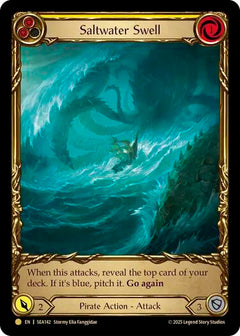 Saltwater Swell (Yellow) (Treasure) [SEA142] (High Seas)  Cold Foil-1