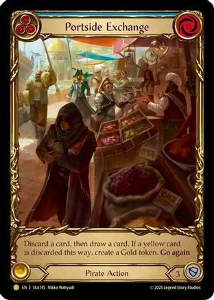 Portside Exchange (Treasure) [SEA145] (High Seas)  Cold Foil-1