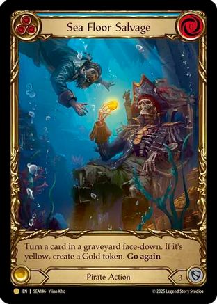 Sea Floor Salvage (Treasure) [SEA146] (High Seas)  Cold Foil-1