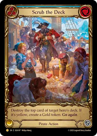 Scrub the Deck (Treasure) [SEA147] (High Seas)  Cold Foil