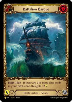 Battalion Barque (Yellow) (Treasure) [SEA153] (High Seas)  Cold Foil-1