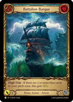 Battalion Barque (Blue) (Treasure) [SEA154] (High Seas)  Cold Foil-1