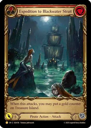 Expedition to Blackwater Strait (Treasure) [SEA156] (High Seas)  Cold Foil-1