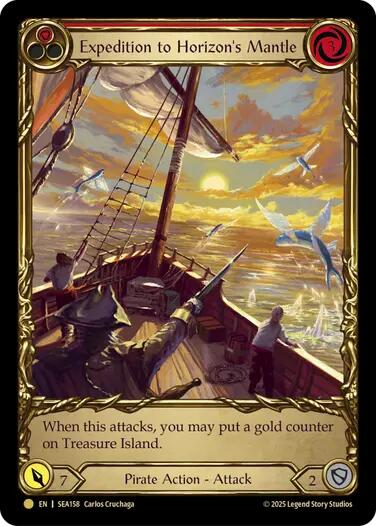 Expedition to Horizon's Mantle (Treasure) [SEA158] (High Seas)  Cold Foil-1