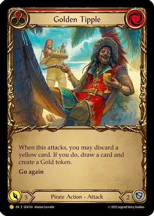 Golden Tipple (Red) (Treasure) [SEA159] (High Seas)  Cold Foil-1