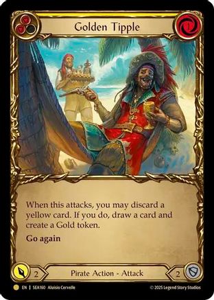 Golden Tipple (Yellow) (Treasure) [SEA160] (High Seas)  Cold Foil-1