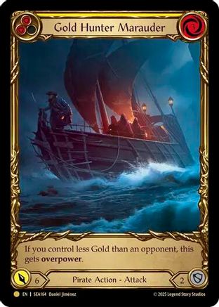 Gold Hunter Marauder (Treasure) [SEA164] (High Seas)  Cold Foil-1